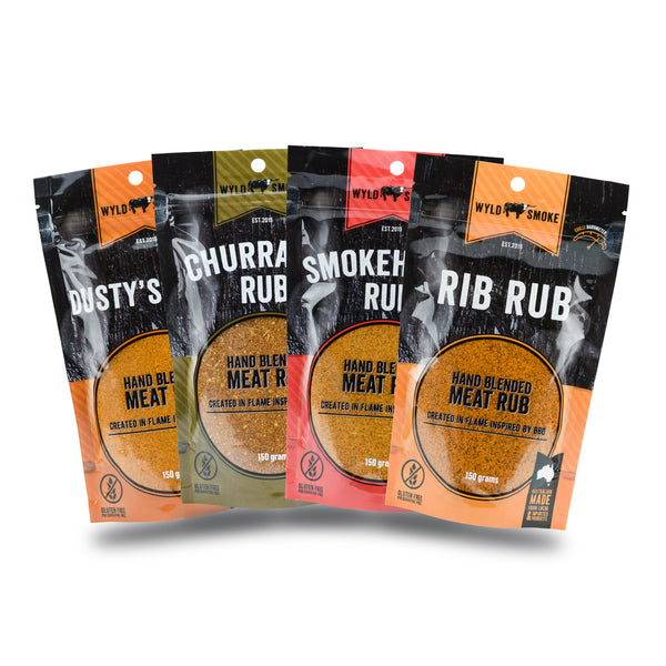 Wyld Smoke BBQ rub collection - free shipping